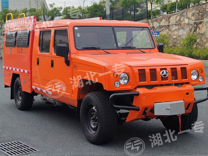 北汽勇士双排四驱远程供排水抢险车